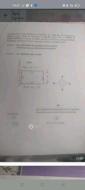 Plot For Sale  In Peram Adh...
