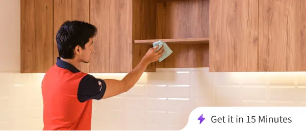 Empty Kitchen Cleaning