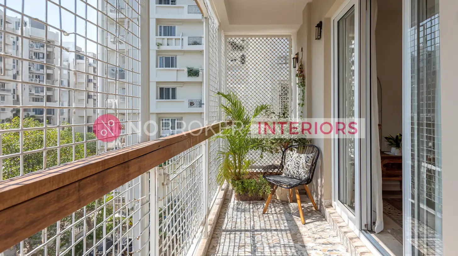 Geometric Pattern Railing Designs Modern Square-Grid Mesh