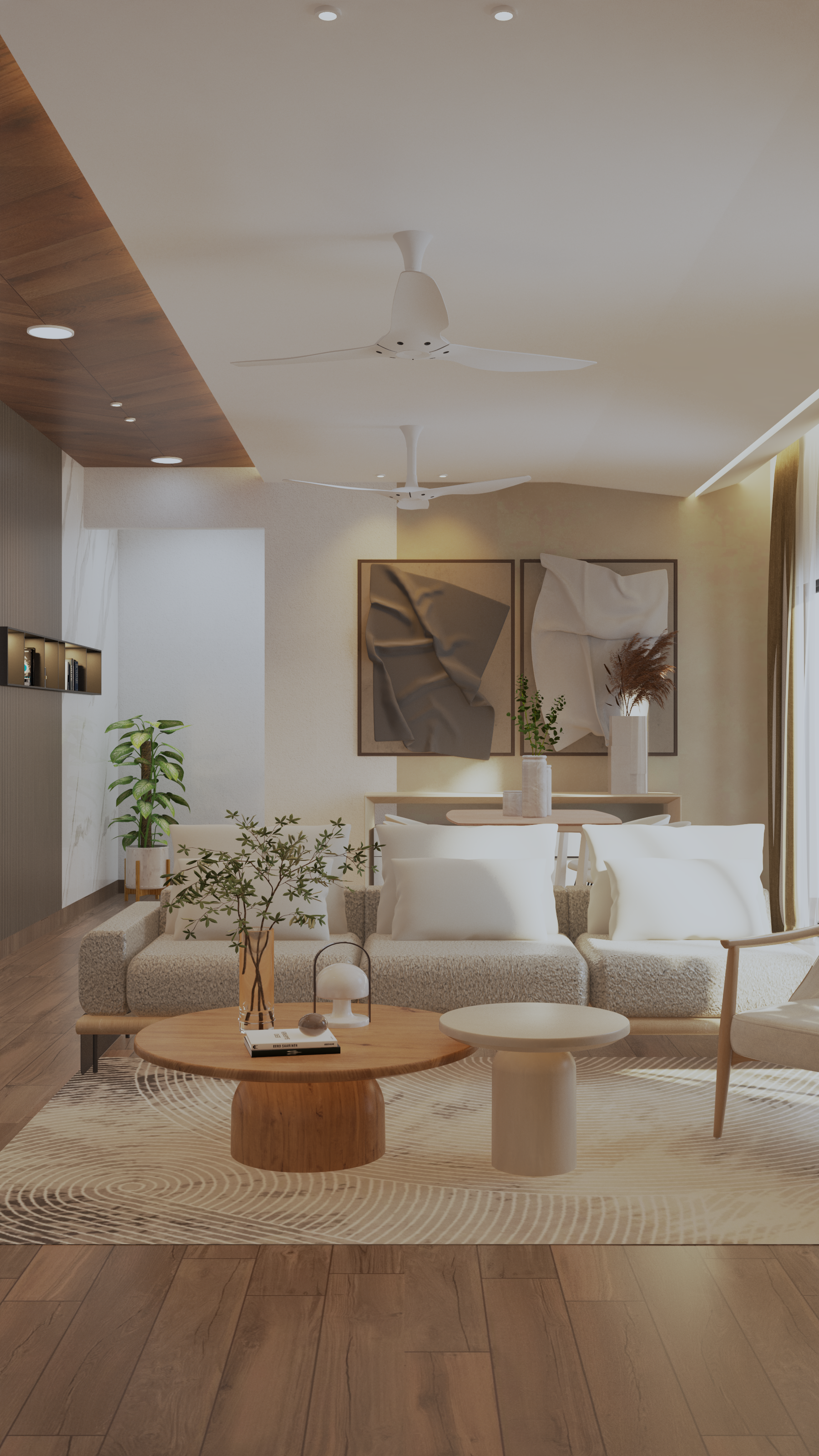 Contemporary Zen Living with Natural Textures