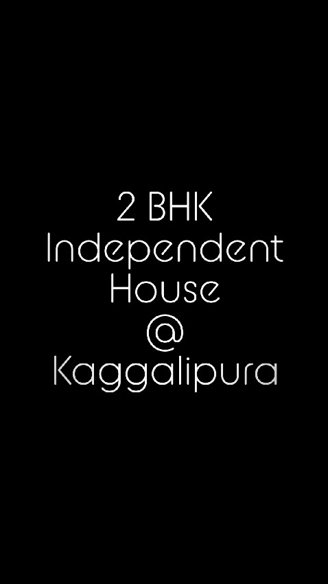 2 BHK House For Sale  In Ka...